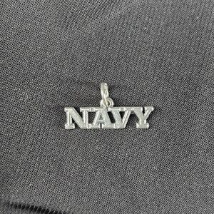 James Avery Silver NAVY Pendant/Charm